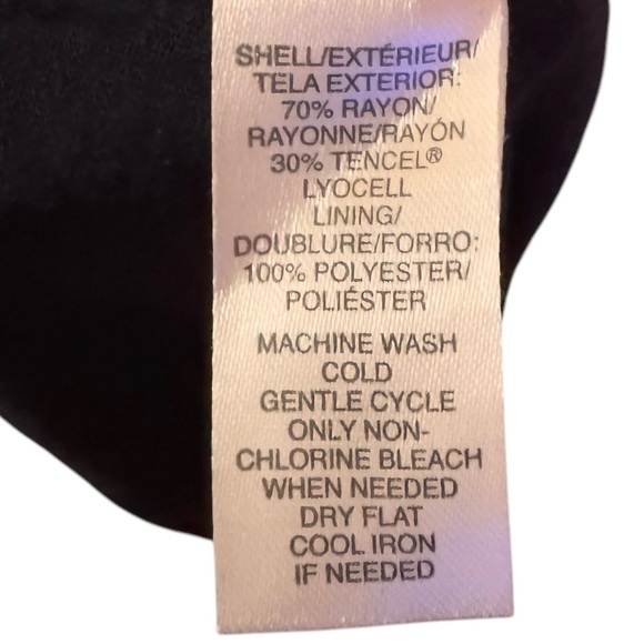 Banana Republic Black and White Faux Button Down Pin Stripe Midi Skirt - Picture 5 of 5